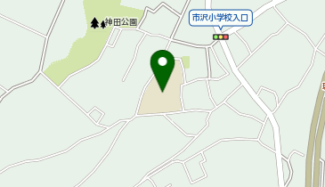 横浜市立市沢小学校の地図画像