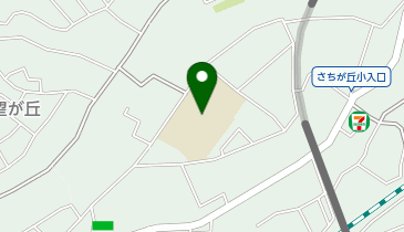 横浜市立さちが丘小学校の地図画像