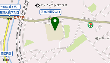 横浜市立笠間小学校の地図画像