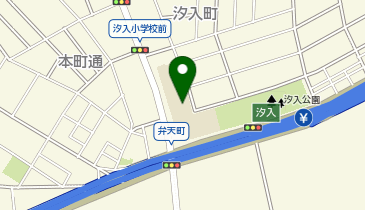 横浜市立汐入小学校の地図画像