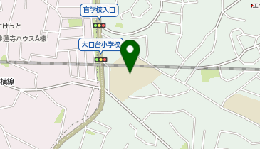 横浜市立大口台小学校の地図画像