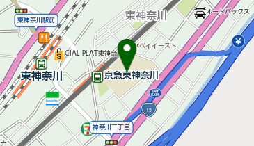 横浜市立神奈川小学校の地図画像