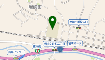 横浜市立岩崎小学校の地図画像