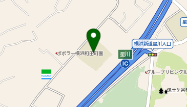 横浜市立仏向小学校の地図画像