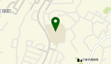 横浜市立三保小学校の地図画像