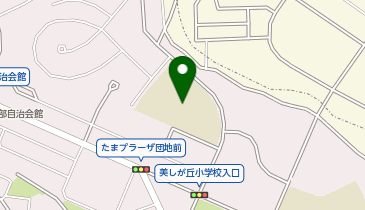 横浜市立美しが丘小学校の地図画像