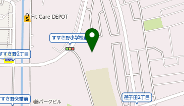 横浜市立旧すすき野小学校の地図画像