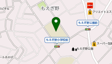 横浜市立もえぎ野小学校の地図画像