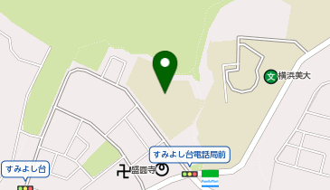 横浜市立奈良中学校の地図画像
