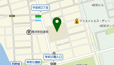 横浜市立平安小学校の地図画像