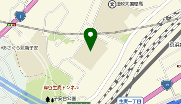横浜市立岸谷小学校の地図画像
