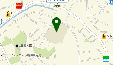 横浜市立寺尾小学校の地図画像