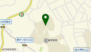 横浜市立獅子ケ谷小学校の地図画像