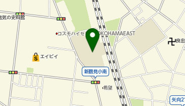 横浜市立新鶴見小学校の地図画像