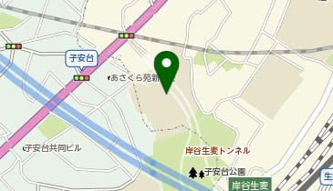 横浜市立生麦中学校の地図画像