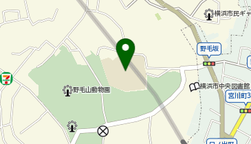 横浜市立老松中学校の地図画像