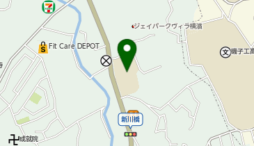 横浜市立日下小学校の地図画像