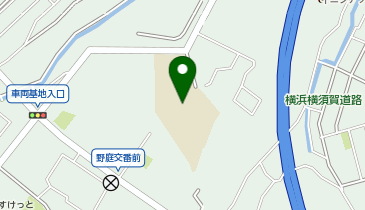 横浜市立下野庭小学校の地図画像