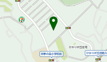 旧横浜市立上白根中学校の地図画像