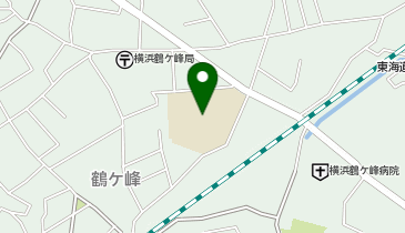 横浜市立鶴ケ峯小学校の地図画像