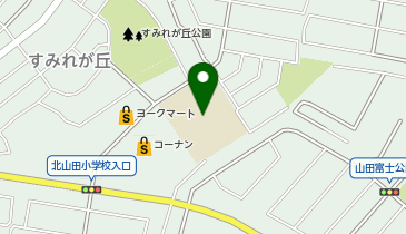 横浜市立北山田小学校の地図画像
