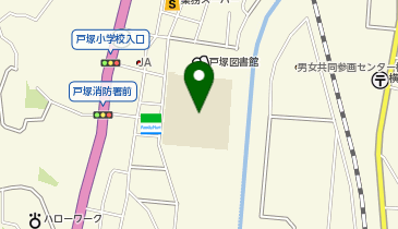 横浜市立戸塚小学校の地図画像