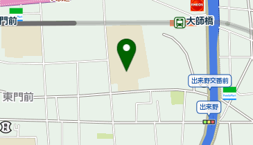 大師中学校の地図画像