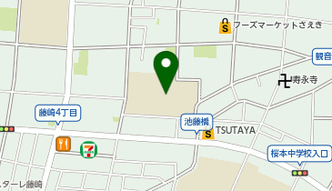 藤崎小学校の地図画像