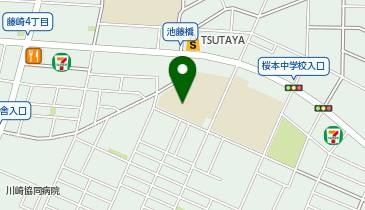 田島支援学校桜校の地図画像