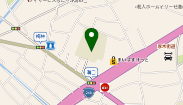 西高津中学校の地図画像