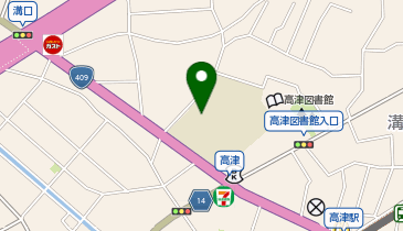 高津小学校の地図画像