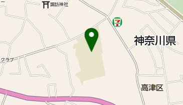 東高津小学校の地図画像
