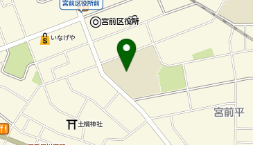 富士見台小学校の地図画像