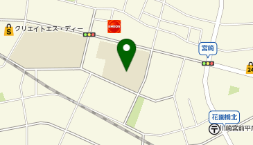 宮前平小学校の地図画像