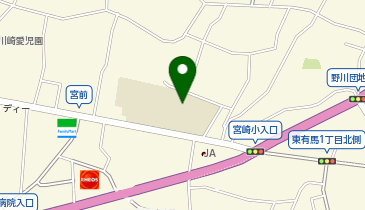 宮崎小学校の地図画像