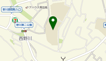 野川中学校の地図画像