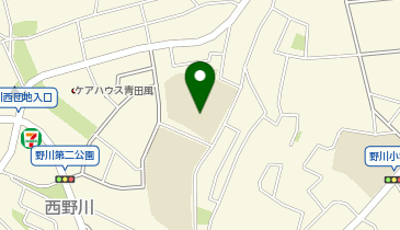 西野川小学校の地図画像