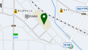 宿河原小学校の地図画像