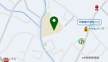 中野島中学校の地図画像