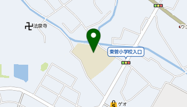 東菅小学校の地図画像