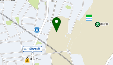 生田中学校の地図画像