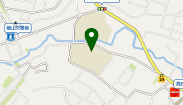 西生田中学校の地図画像