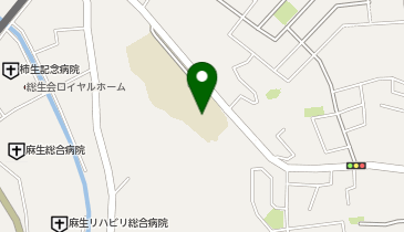 柿生中学校の地図画像