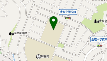 金程中学校の地図画像