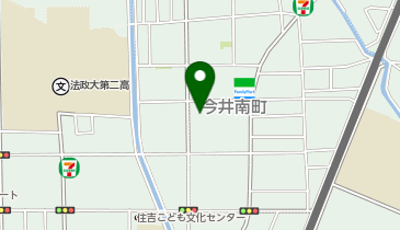 川崎市生涯学習プラザの地図画像