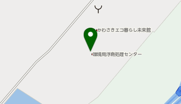 浮島処理センターの地図画像