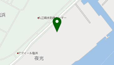 入江崎水処理センターの地図画像