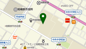 中央小学校の地図画像