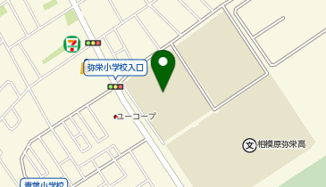 弥栄中学校の地図画像