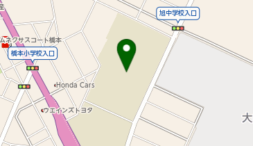 旭中学校の地図画像